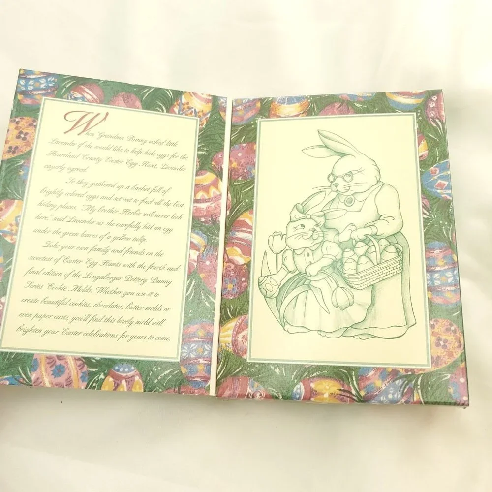 Longaberger Cream Limited Edition Grandma Baby Bunny 1997 Easter Choc/Cookie
